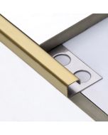  فاصل ديكور بلاط مربع - ذهبي لامع