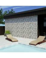 بلاط جدران 30×60×0.9 سم - حجري رمادي