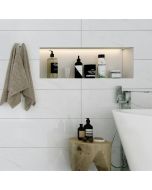 بلاط جدران 30×90×1.0 سم - رمادي فاتح 