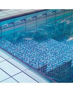 بلاط مسابح 12×24×0.9 سم - أزرق غامق