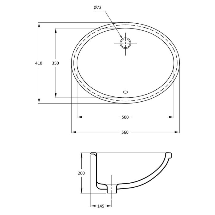 VANITY 700 Wash Basin W 85cm, H 175cm, D 120cm