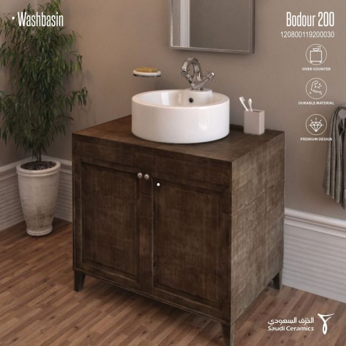 BODOR 200 Wash Basin Off White