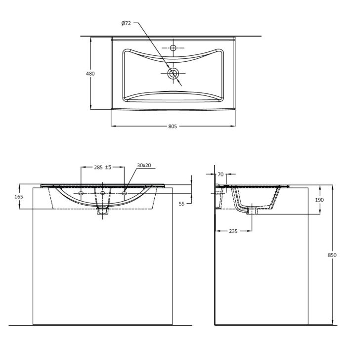 BODOR 8000 Wash Basin