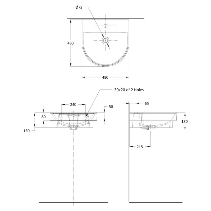 TYPE-K Wash Basin 