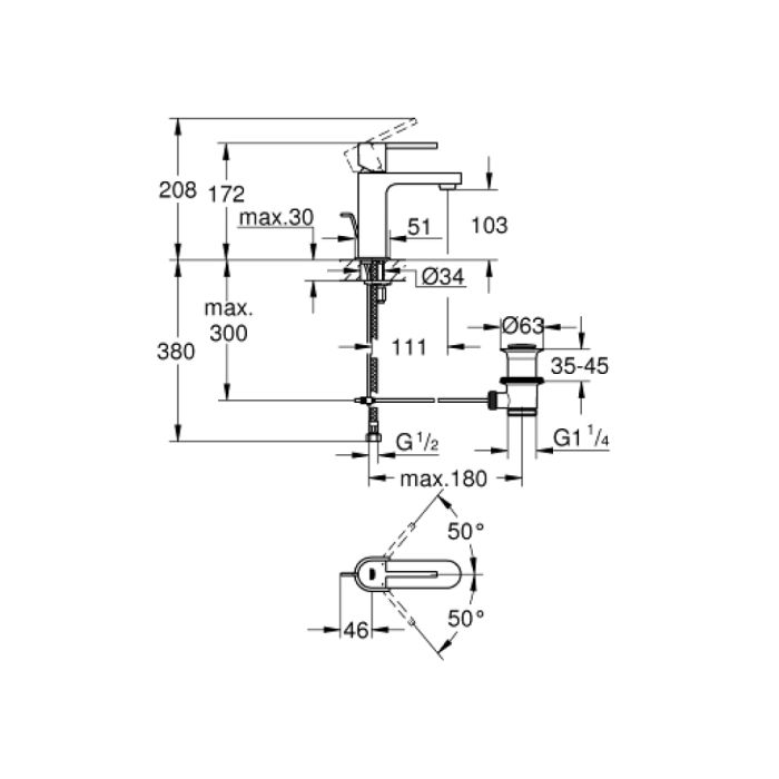 Bath/Shower mixer GROHE 