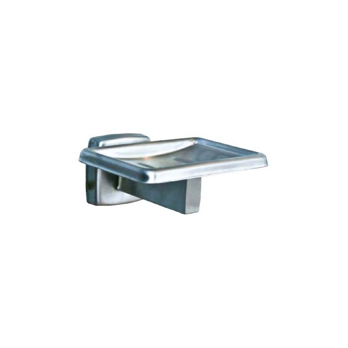 Soap Dish (AI0118CS) Stainless Steel SATIN - MEDICLINICS