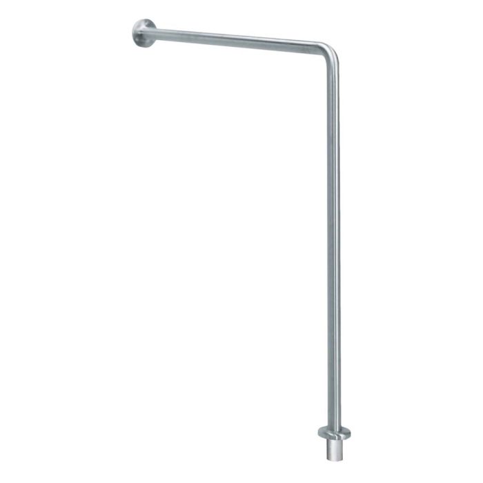 Wall to Floor Angled Grab bar 750x780mm with 2 support points - MEDICLINICS