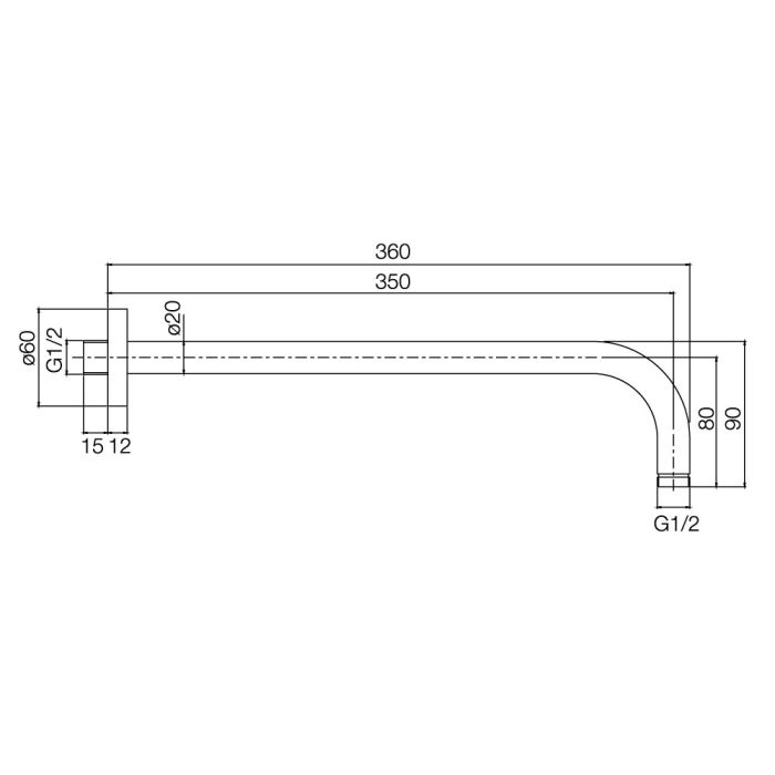 Wall mounted bracket - COMO