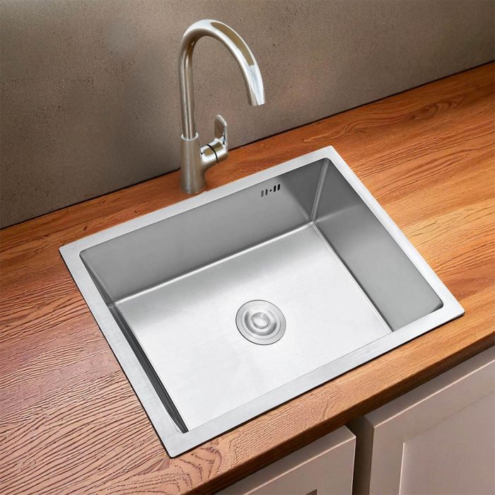 حوض مطبخ ستانلس ستيل 60×45