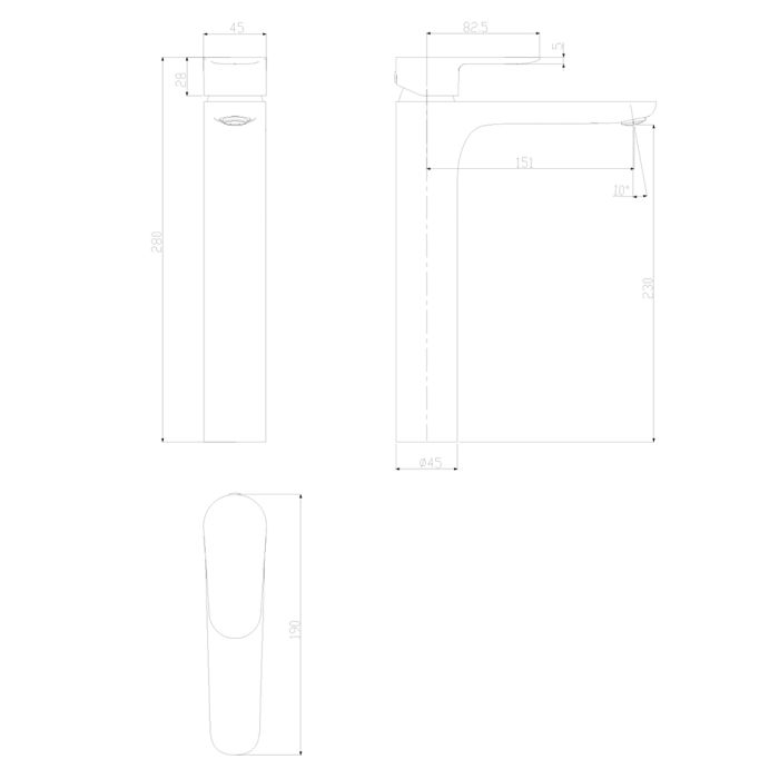 SC STARK HIGH WB MIXER 26 cm 