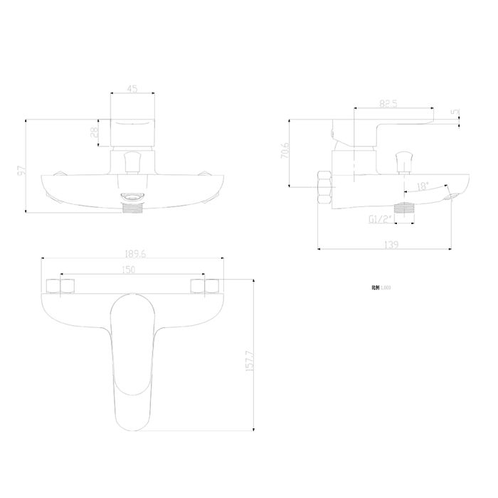 BATH MIXER - STARK 