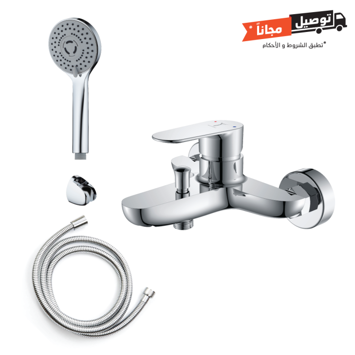 BATH MIXER WITH HAND SHOWER - STARK 