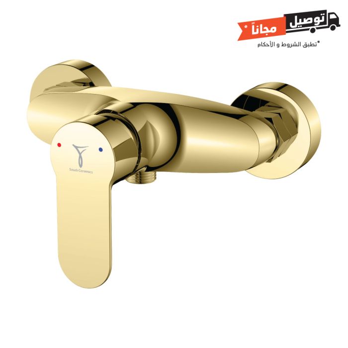 SHOWER MIXER RISE GOLD