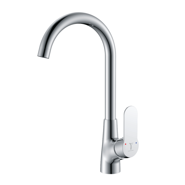 RISE KITCHEN SINK MIXER ONE-HOLE CHROME