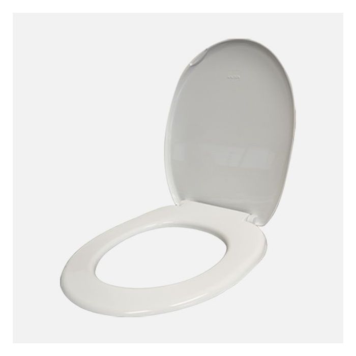 Andra Seat Cover with Plastic hinges - White