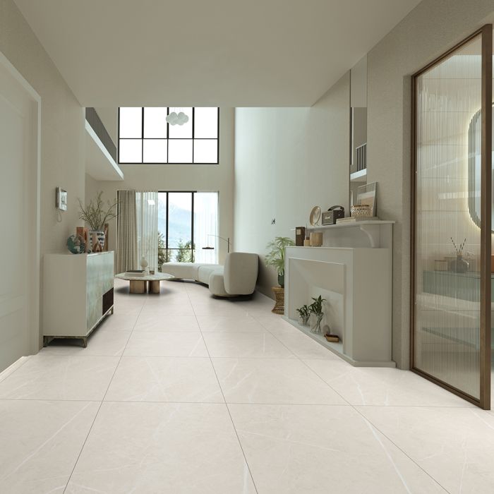 بلاط أرضيات 75×75×1.1 سم - بيج فاتح 