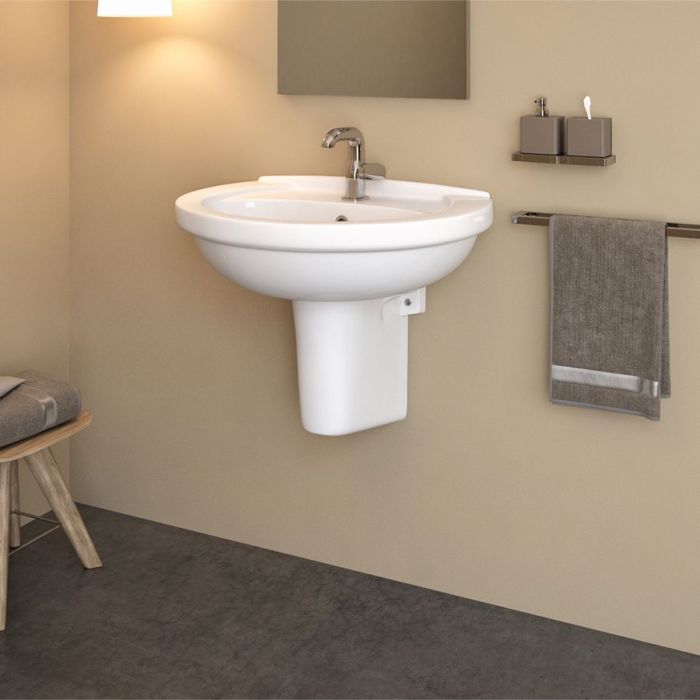 NOOR Wash Basin with Pedestal