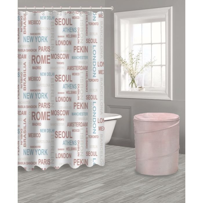 Shower Curtain Set (3pcs)