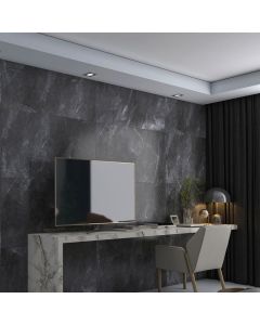 بلاط جدران/ أرضيات بورسلان 60×120×1.3 سم - رمادي رخامي