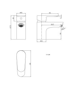 خلاط مغسلة - الخزف السعودي 