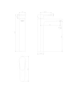 خلاط مغسلة - الخزف السعودي 