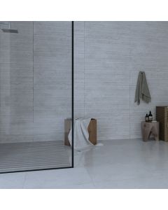 بلاط جدران 30×90×1.0 سم - رمادي فاتح