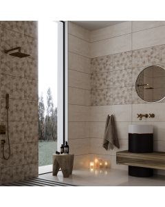 بلاط جدران 30×90×1.0 سم - بيج فاتح