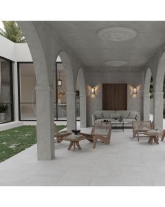 بلاط أرضيات 60×60×1.05 سم - رمادي فاتح